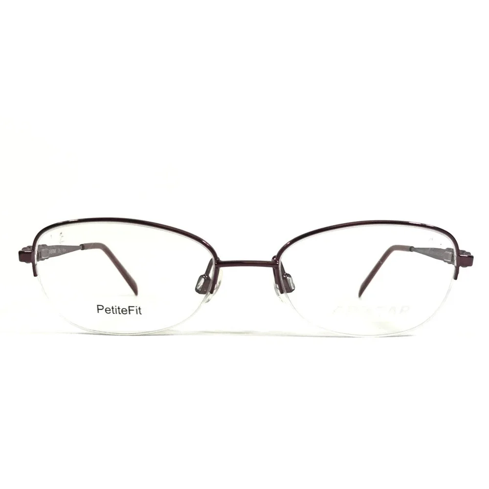 Aristar Petite Eyeglasses Frames AR16380 513 Wine Purple Half Rim 49-17-130